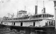 Steamer John A. Wood  1919 while being repaired at Elizabeth Marine Ways  Photo from collection of Elizabeth Marine Ways