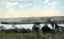 Brunots Island RaceTrack Postcard dated 1909