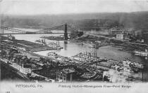 Pittsburgh Harbor  Postcard dated 1905