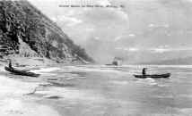 Monaca on the Ohio River during Winter 1909