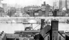 Close up of Pittsburgh panorama 1905